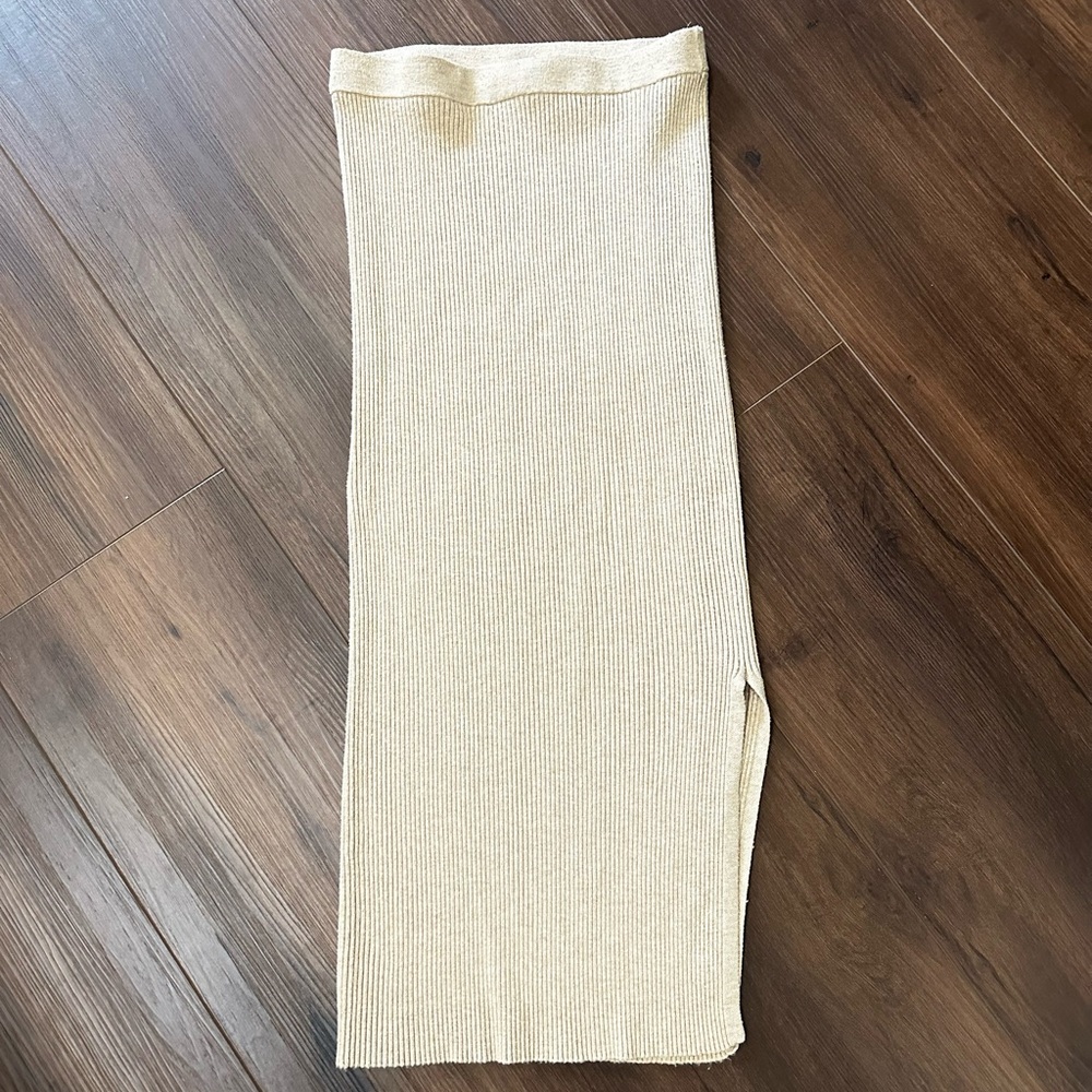 Mango Sweater Skirt with Slit - XS
